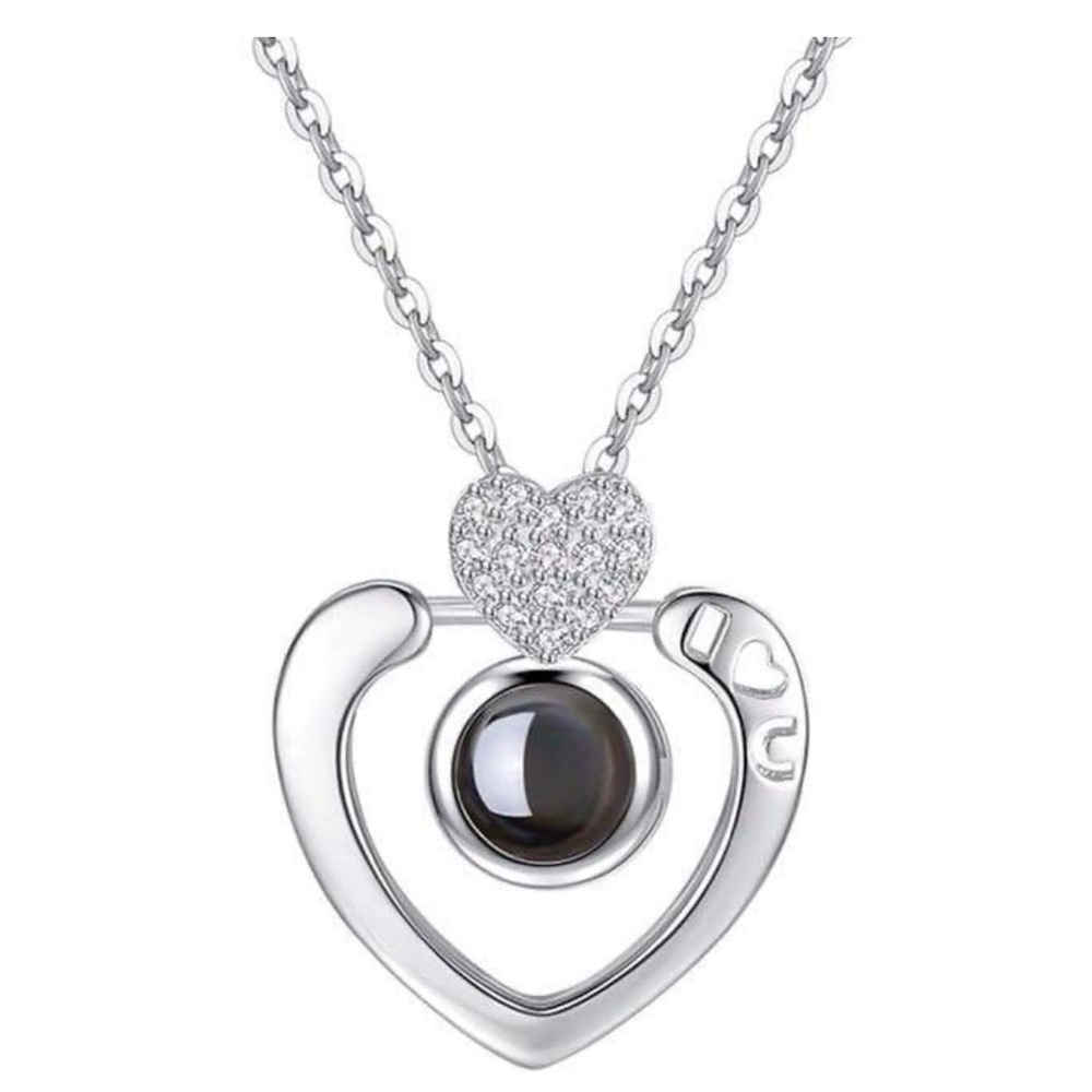 ♥️ I Love U 925 Silver Necklace ♥️